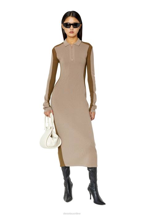 Diesel Women m-adlyn FLL0847 Apparel Light Brown