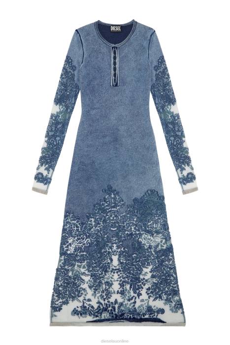 Diesel Women m-anya FLL0845 Apparel Blue