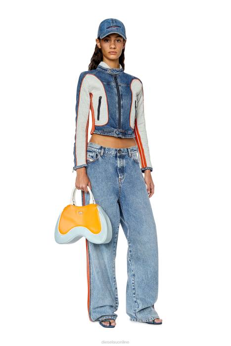 Diesel Women de-light-s FLL0779 Apparel Light Blue