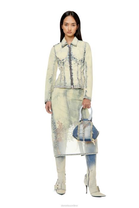 Diesel Women de-milly-fsc FLL0787 Apparel Light Blue