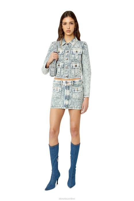 Diesel Women de-slimmy-fsb FLL0790 Apparel Light Blue