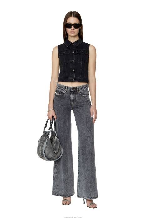 Diesel Women de-slimmy-sm FLL0777 Apparel Black/Dark grey