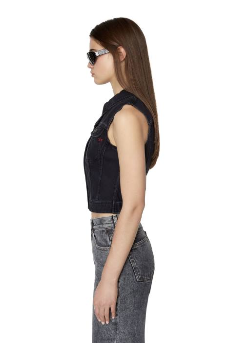 Diesel Women de-slimmy-sm FLL0777 Apparel Black/Dark grey