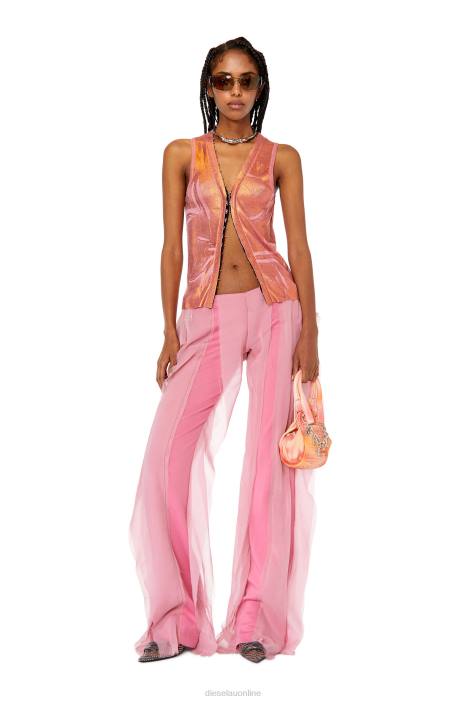 Diesel Women m-arcela FLL0888 Apparel Pink/Orange