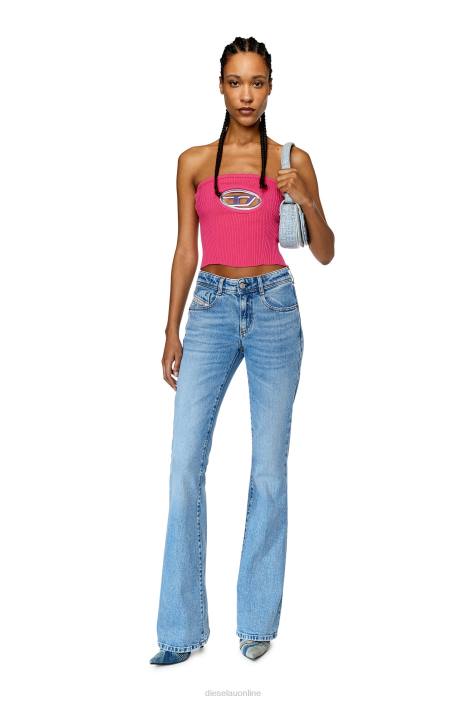 Diesel Women m-clarksville-b FLL0865 Apparel Hot pink