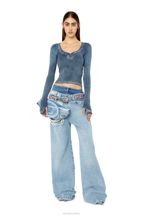 Diesel Women m-ichiko FLL0859 Apparel Blue