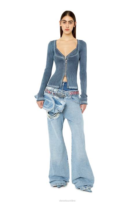 Diesel Women m-idori FLL0867 Apparel Blue