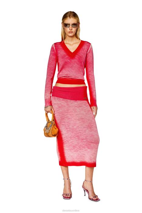 Diesel Women m-kos FLL0869 Apparel Pink