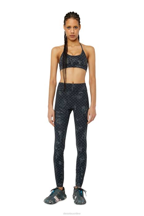 Diesel Women awsb-jonas-wt41 FLL0993 Apparel Black