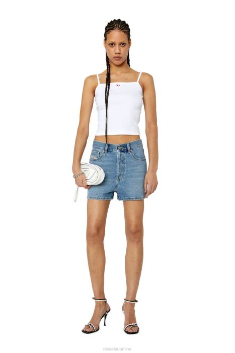 Diesel Women d-ger FLL0998 Apparel Light Blue