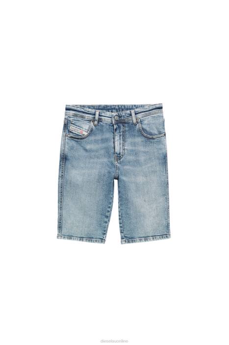 Diesel Women de-ginny cycling pants FLL0984 Apparel Medium blue