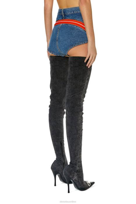 Diesel Women de-lunar-s FLL01002 Apparel Medium blue