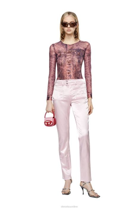 Diesel Women p-eder FLL0975 Apparel Pink