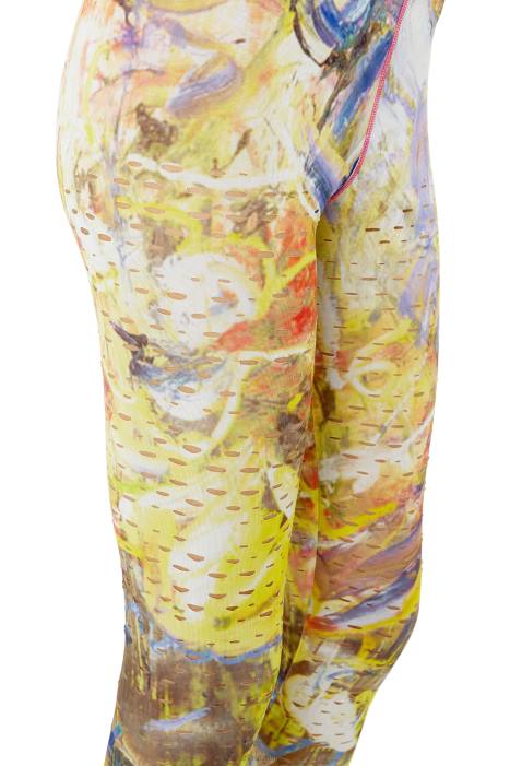 Diesel Women p-koll-g1 FLL01008 Apparel White/Yellow