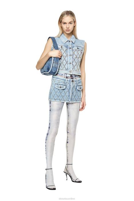 Diesel Women de-ron-fs1 FLL01011 Apparel Light Blue