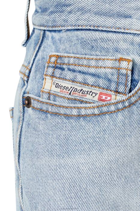 Diesel Women de-ronny pencil skirt FLL01032 Apparel Light Blue