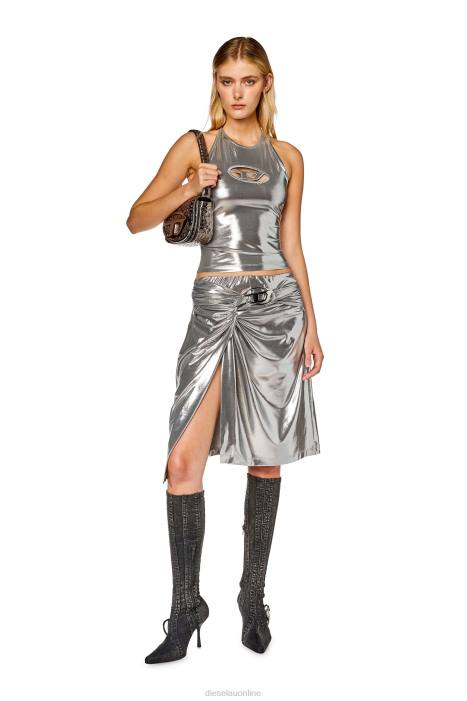 Diesel Women o-melt FLL01016 Apparel Silver