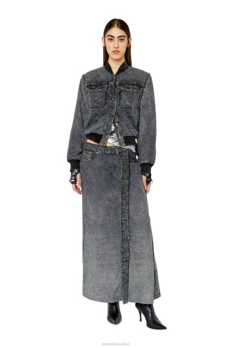 Diesel Women o-tina FLL01028 Apparel Black