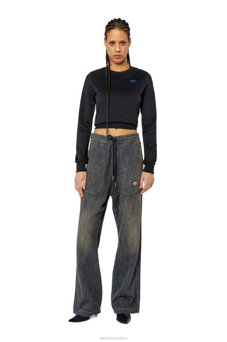Diesel Women f-crossy FLL0900 Apparel Black