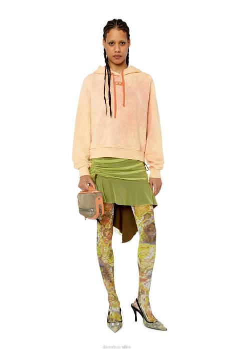 Diesel Women f-reggy-hood-g2 FLL0895 Apparel Orange