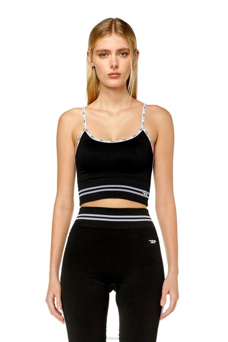 Diesel Women awb-fanny-wt27 FLL0937 Apparel Black