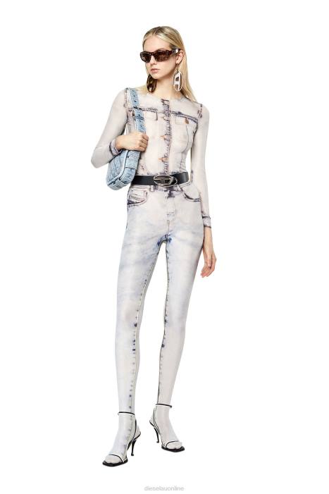 Diesel Women t-clau-d2 FLL0913 Apparel White