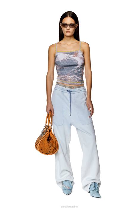 Diesel Women t-hop-lace FLL0916 Apparel White