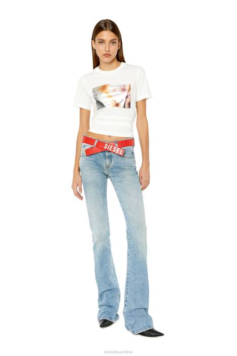 Diesel Women t-reg-g3 FLL0956 Apparel White