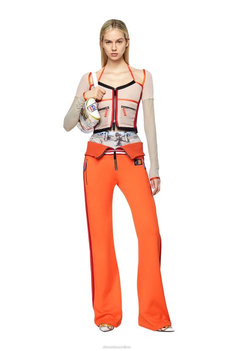 Diesel Women t-tokat FLL0918 Apparel Pink/Red